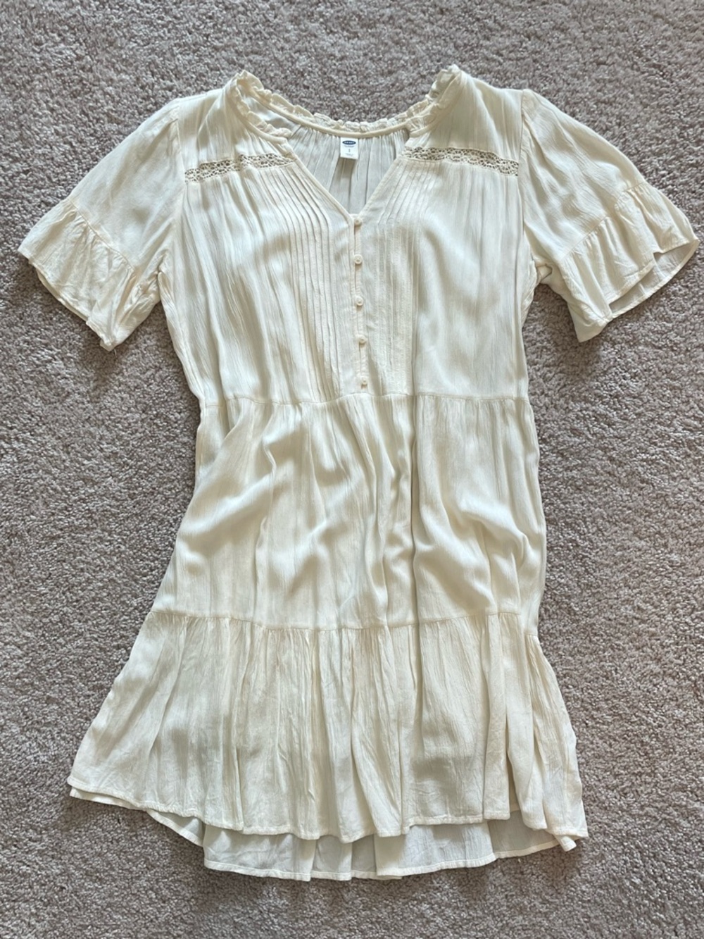 Old Navy Tiered Button-Front Dress